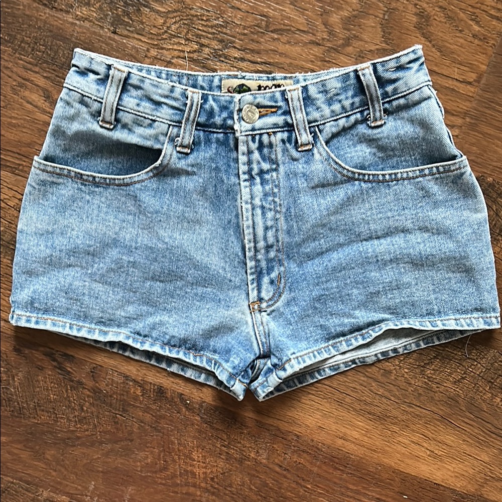 Classic Blue Denim Women's Shorts